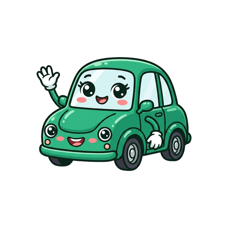 Scrappy mascot for Lewisham scrap car collection